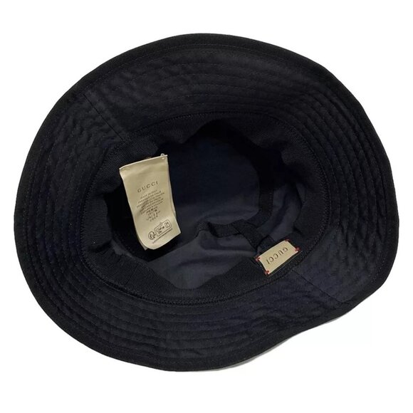 Auth GUCCI - 782733 Black Cotton Hat main image 12